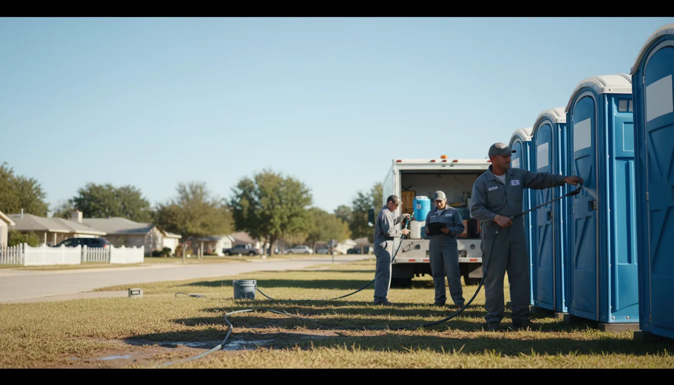 Long-Term Portable Toilet Rental in Oakhurst, OK near me